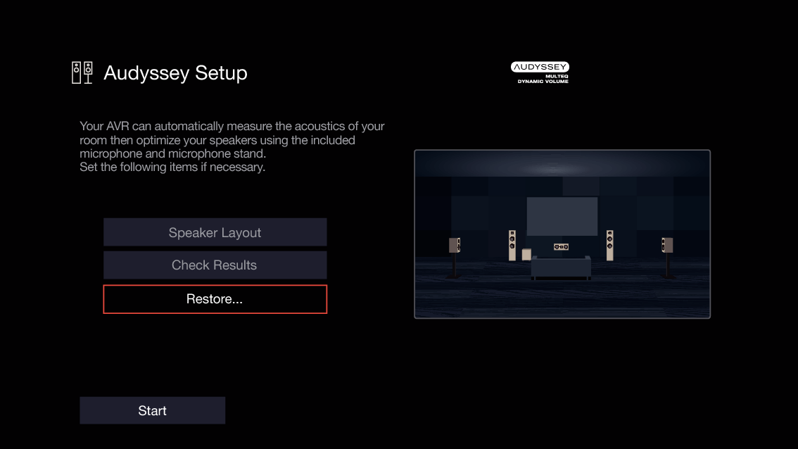GUI AudysseySetup S67